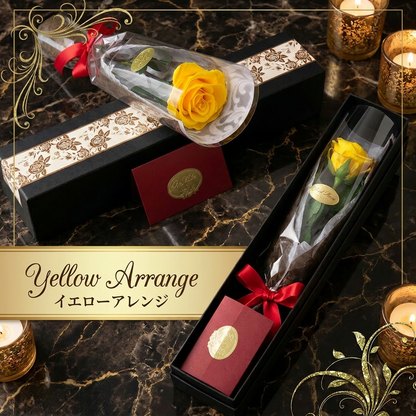 一輪バラ プリザーブドフラワー ギフト 枯れない薔薇 プレゼント BOX付き メッセージカード対応
