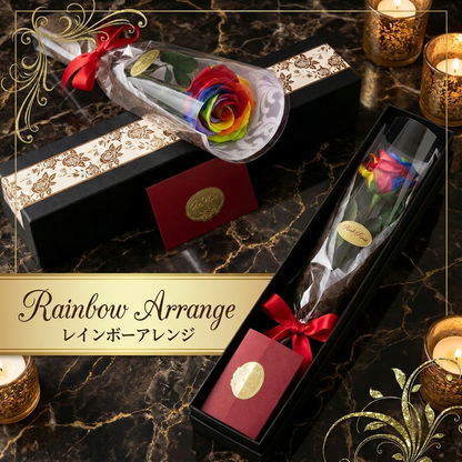 一輪バラ プリザーブドフラワー ギフト 枯れない薔薇 プレゼント BOX付き メッセージカード対応